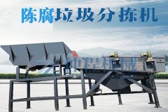 城市垃圾場陳腐垃圾處理成套設備助力環保事業”