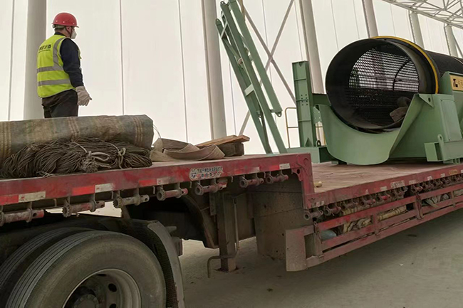 河北客戶建筑裝修垃圾安裝現場實拍”